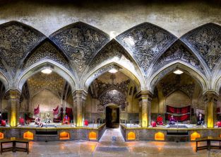 حمام وکیل زیباترین حمام  خزینه ای ایرانی
