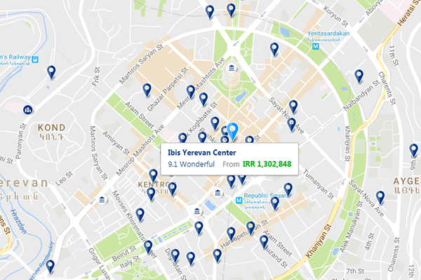 هتل Ibis Yerevan Center