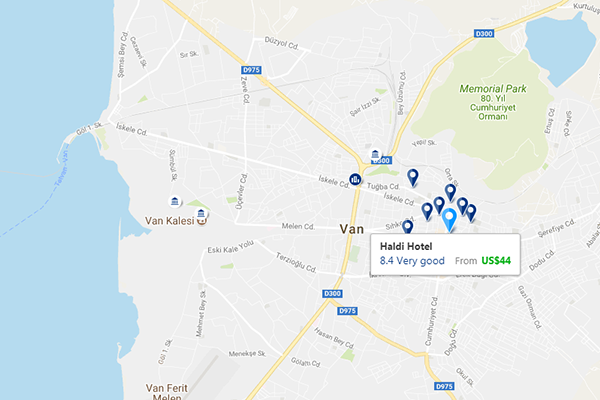 هتل Haldi Hotel van 